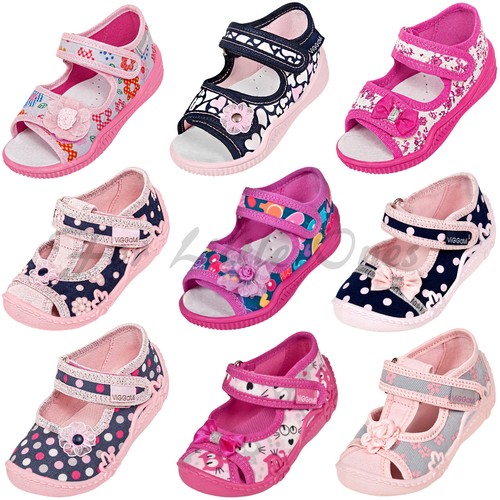 Girls canvas shoes slippers