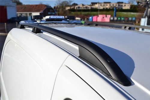 Black roof rails rack bar - black, to