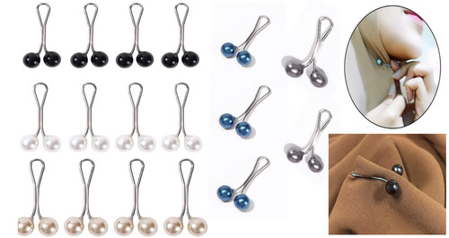Shaped brooch pins - u-shaped, hijab