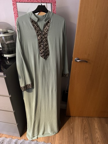 Abaya dress mint - mint, one