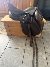 Wow 17 In Brown Leather GP Club Deep Seat Saddle, Cover,  Leathers & Stirrups 