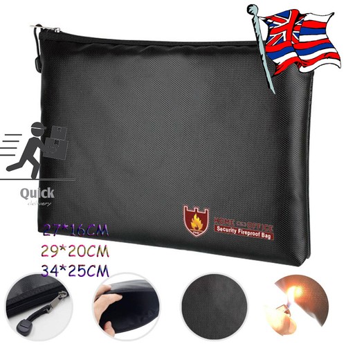 Fireproof document bag - document,