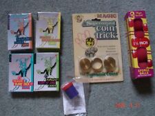 JOB LOT Magic Tricks Bundle - Cards Coins etc - Some unused