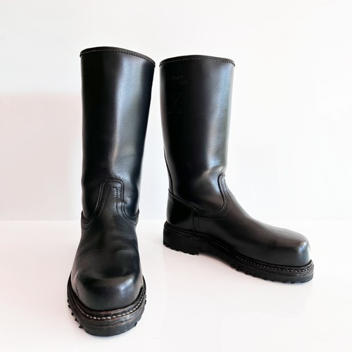 French fireman biker boots - french,