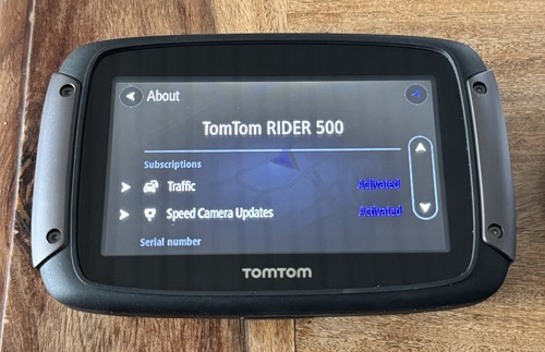 Tomtom rider 500 and mount - rider,