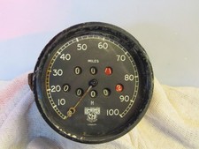 VINTAGE SMITHS MA  100 MPH GOVERNOR SPEEDOMETER FITS AUSTIN 7 ULSTER LAGONDA