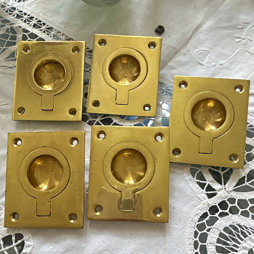 Satin gold brass - gold, ring