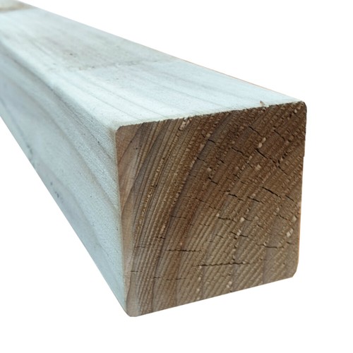 Treated timber post smooth - timber,