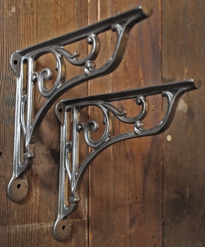 Pair pewter antique - pair, cast
