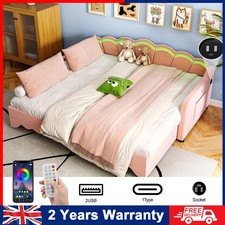 Day Bed Upholstered 3ft Single