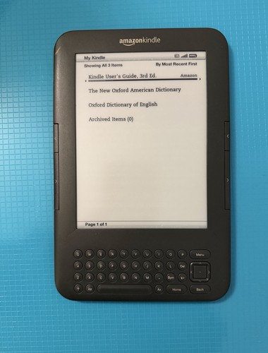 Amazon kindle 3rd generation - amazon,