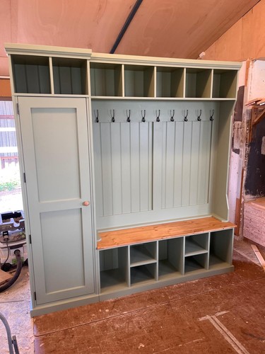Hand made hall stand bootroom - made,