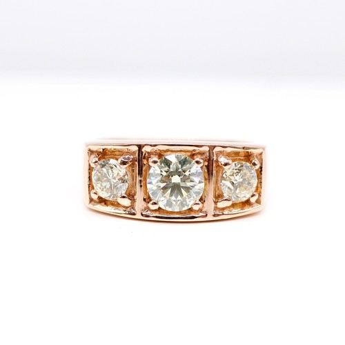73ct rose gold - gypsy, ring