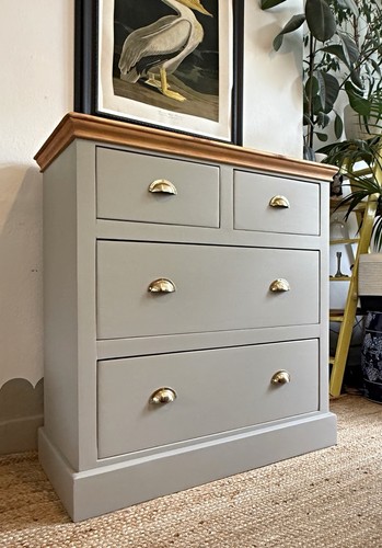 Refinished large chest - refinished, of