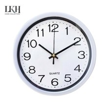 Round Wall Clock Bedroom Kitchen Clocks Quartz Movement Home 20cm
