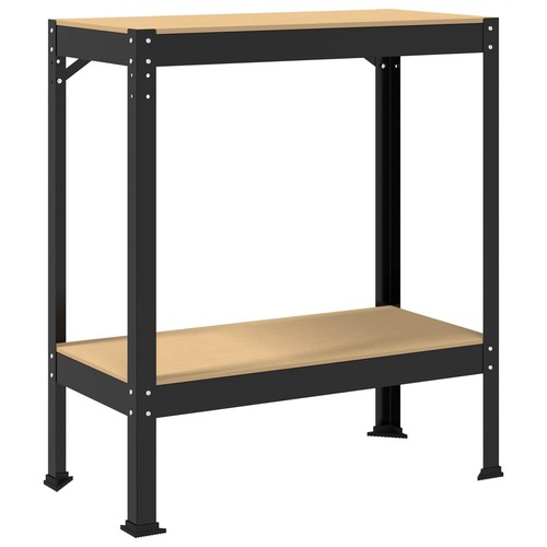 Workbench with shelf black - workbench,