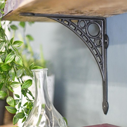 Pair heavy duty rustic cast - pair,