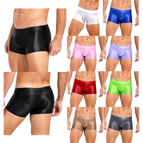 Men glossy boxer briefs - uk, men's