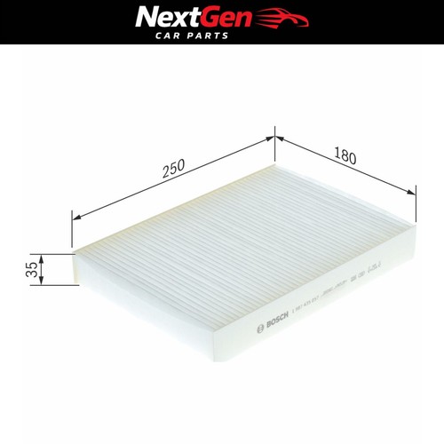 Cabin filter bosch - filter, for