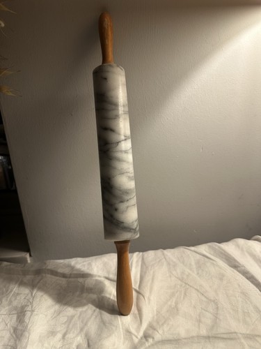 Mable and wooden handles - and,