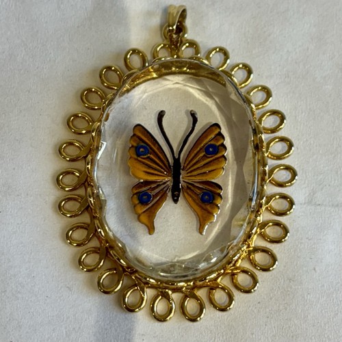 Vintage glass reverse carved - vintage,