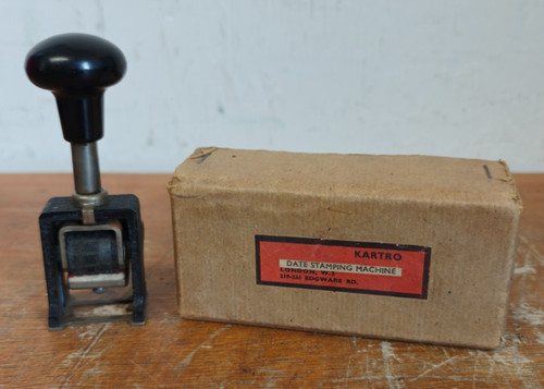 Kartro date numbering stamp - kartro,
