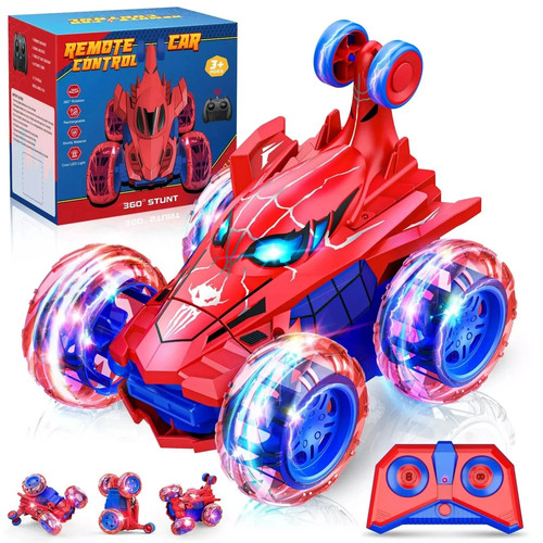 Spiderman stunt car remote - spiderman, rc
