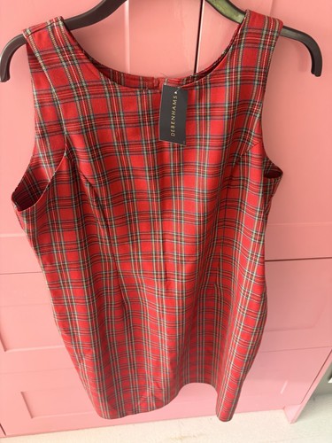 Vintage debenhams red tartan - debenhams,