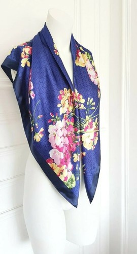 Ladies blue scarf - ladies,