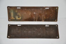 1923 Illinois License Plate