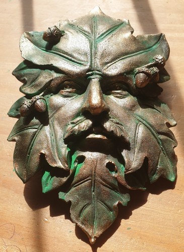 Green man oak garden - man,