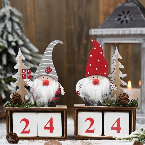 Christmas wooden advent - christmas,