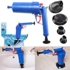 Drain Blaster Air Plunger for Toilet High Pressure Blockage Powerful Unblocker