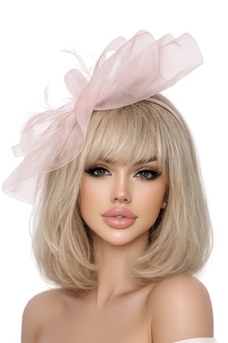 Pale pink hatinator - pink, hat