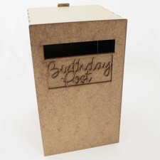 Birthday Mail Post Box - Royal