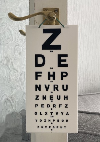 Snellen eye vision - eye, 3m
