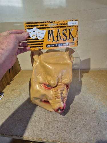Halloween latex pig mask - latex,