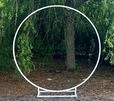  💖 LARGE 6ft ROUND MOONGATE BACKDROP HOOP WHITE RING WEDDING BALLOON EVENTS . 