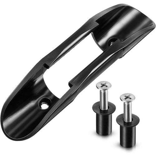 Black plastic marine kayak - black,