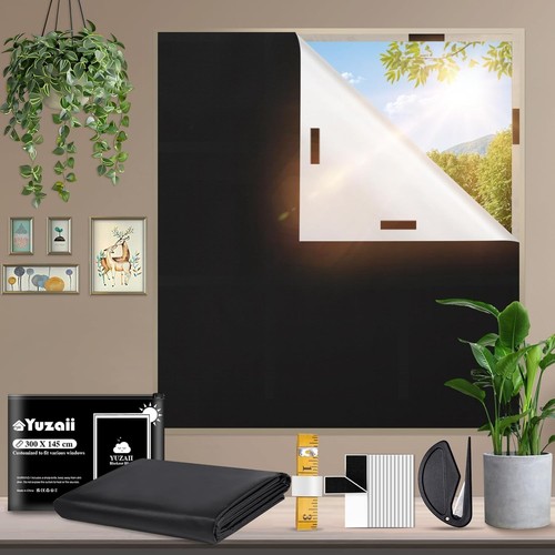 Blackout blind 300x145cm - blackout, stick