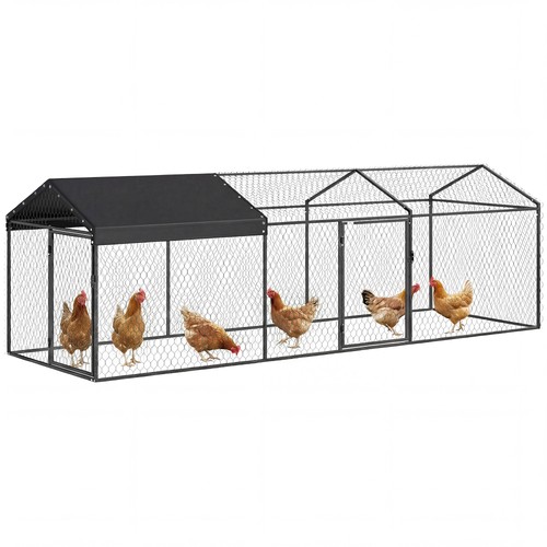 Large metal chicken - metal, coop