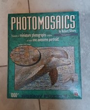 Photomosaics 1000-Piece Jigsaw Puzzle Dolphin By Robert Silvers. Complete.