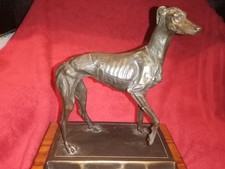 greyhound ornament - on a