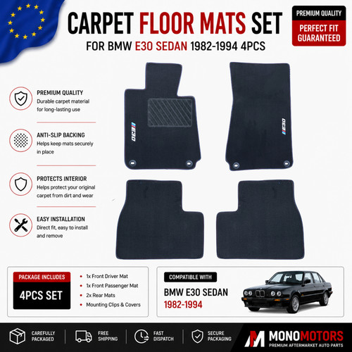 Carpet floor mats for bmw - mats, e30
