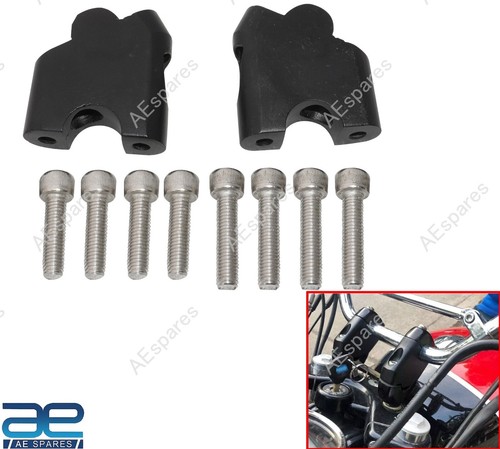 Handle bar riser - handle, angled