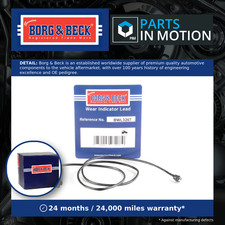 Brake Pad Wear Indicator Sensor fits BMW 318 E36 1.8 Rear Warning Contact Wire