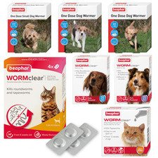 Dogs Cats Worming Wormer Treatments Ointment Tablets Cream Roundworm Tapeworm