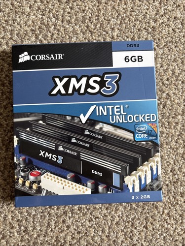 Corsair xms3 ddr3 6gb 1600mhz - ddr3,