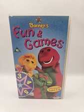 Barney's Fun & Games VHS -