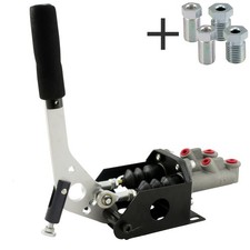 Hydraulische Handbremse Fly Off Drift Rallye Handbrake Doppelzylinder schwarz